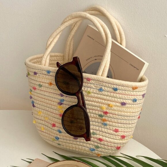 Handmade Braided Rope Bag - Picture 4 of 14